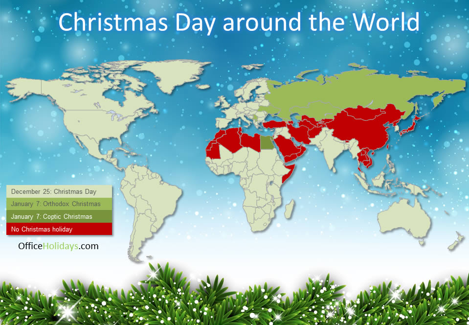 Christmas Date Around the World Xculture